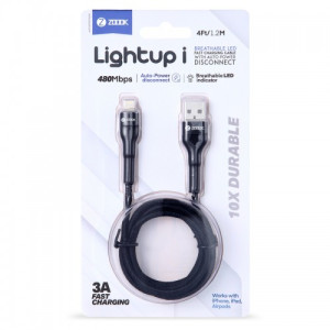 ZOOOK Lightup i Lightning Breathable LED Fast Charging Cable Unix Network | Laptop Shop | Jessore Computer City