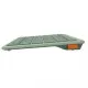 A4TECH Fstyler FBX51C rechargeable Bluetooth & 2.4G wireless keyboard showcasing sleek design and features