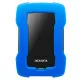ADATA HD330 1TB external hard drive showcasing its durable design and USB 3.1 connectivity for fast data transfer.