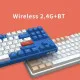 Ajazz AK871 Hot Swappable Blue Switch Wireless Mechanical Keyboard 2026 jessore bd