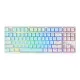 Ajazz AK873 Hot Swappable Green Switch OEM Keycaps Mechanical Gaming Keyboard