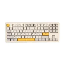 Ajazz AKC087 Hot Swappable Yellow Switch Mechanical Keyboard