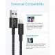 Anker Premium Double-Braided Nylon MFI Lightning Cable 3.3 Feet for iPhone, featuring durability and fast charging in Jashore, Bangladesh