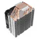 Antec A400i Neon Lighting CPU Air Cooler showcasing vibrant LED lights and cooling design