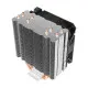 Antec A400i Neon Lighting CPU Air Cooler showcasing vibrant LED lights and cooling design