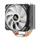 Antec A400i Neon Lighting CPU Air Cooler showcasing vibrant LED lights and cooling design
