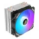 Antec A400i Neon Lighting CPU Air Cooler showcasing vibrant LED lights and cooling design