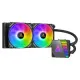 High-quality image of Antec Symphony 240 ARGB All-in-One Liquid CPU Cooler showcasing its design and features