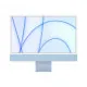 Apple iMac 24 4K Retina Display M1 8 Core CPU, 7 Core GPU, 256GB SSD, Blue (MJV93ZP/A) 2021