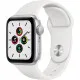 Apple Watch SE A2351 (MYDM2LL/A) GPS 40mm Sport Band (Silver Aluminum,White)