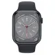 Apple Watch Series 8 41mm in Midnight Aluminum Case with Sport Band, showcasing its elegant design and advanced features for fitness and style.