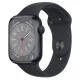 Apple Watch Series 8 41mm in Midnight Aluminum Case with Sport Band, showcasing its elegant design and advanced features for fitness and style.