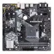 Asus PRIME B450M-K DDR4 motherboard showing AM4 socket and design features, ideal for gaming and performance builds.