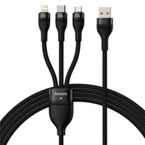 Baseus Flash Series II 3-in-1 Fast Charging Data Cable