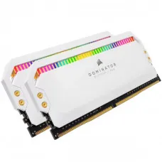 Corsair DOMINATOR PLATINUM RGB 32GB (2x16GB) DDR4 3200MHz C16 RAM Kit White Corsair DOMINATOR PLATINUM RGB 32GB (2x16GB) DDR4 3200MHz C16 RAM Kit White