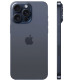 The iPhone 15 Pro Max in Blue Titanium color with 512GB storage, showcasing its sleek design and advanced features
