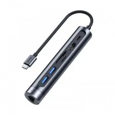 Joyroom S-H111 7-in-1 USB Type-C Hub Adapter Docking Station with LAN