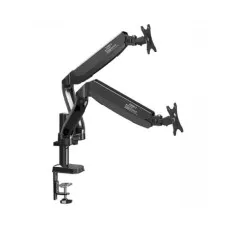 Kaloc KLC-DS90-2 Double Arm Monitor/TV Desktop Mount Stand With Cable Management System