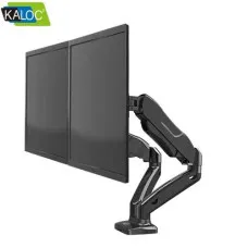 Kaloc KLC V28 17- 26 Double ARM Monitor/TV Desktop Mount Stand With Cable Management System