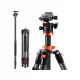 K&F Concept SA254C1 Professional Carbon Tripod designed for photographers, showcasing its lightweight and durable features in a studio setting