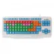 Meetion MT-K800 Colored Big Keys Kids Keyboard