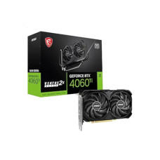 MSI GeForce RTX 4060 Ti VENTUS 2X BLACK 16GB OC GDDR6 Graphics Card