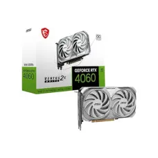 MSI GeForce RTX 4060 VENTUS 2X WHITE 8G OC GDDR6 Graphics Card