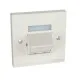 Panduit Pan-Net CFPUKS2SIWY Dual Port Faceplate