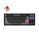 Keychron V3 QMK TKL Carbon Black Full Assembled Knob RGB Red Switch Hot-Swappable Custom Mechanical Keyboard
