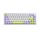 MONKA 6067 Aluminium Alloy Prebuilt Hyacinth Switch Mechanical Keyboard