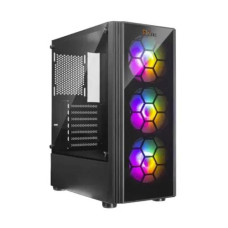 PC Power Spider Web Crystal ATX Gaming Casing