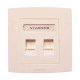 Vivanco VCA20 2 Port Faceplate with Shutter