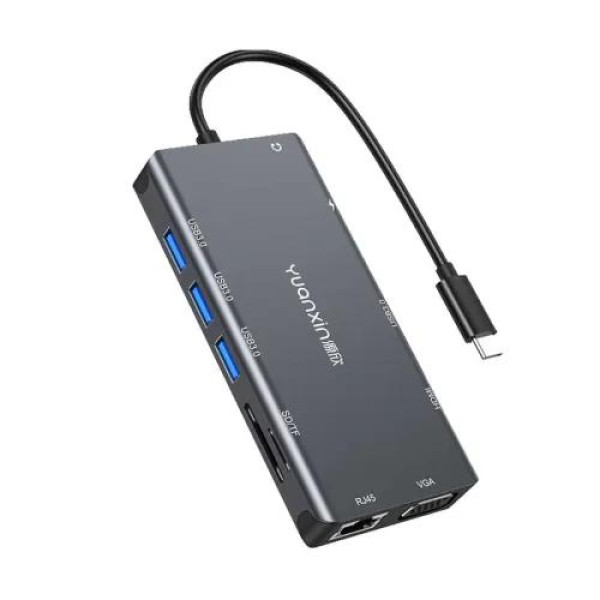 Yuanxin X-80311 Multiport 11 in 1 Type-C Hub 2026 jessore bd