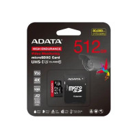 ADATA High-Endurance 512GB UHS-I Class 10 microSDXC Memory Card ADATA High-Endurance 512GB UHS-I Class 10 microSDXC Memory Card