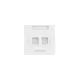CommScope FPS-BS-2P-W 2-Ports Faceplate Kit