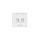 CommScope FPS-BS-2P-W 2-Ports Faceplate Kit