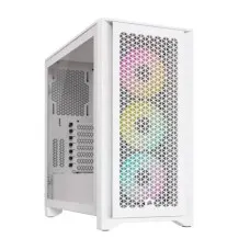 Corsair iCUE 4000D RGB AIRFLOW Mid-Tower ATX Casing White