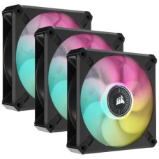 Corsair iCUE ML120 RGB ELITE Premium 120mm PWM Magnetic Levitation Fan Triple Fan Kit with iCUE Lighting Node CORE