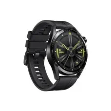 Huawei Watch GT 3 46mm Classic Edition Smart Watch with Black Fluoroelastomer Strap