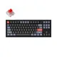 Keychron V3 QMK TKL Carbon Black Full Assembled Knob RGB Red Switch Hot-Swappable Custom Mechanical Keyboard