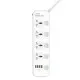 LDNIO SC4408 4 AC Outlets Universal Power Strip