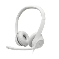 Logitech H390 Stereo USB Headset White with Microphone