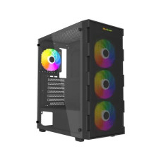MaxGreen PS195-10-M Mid-Tower ATX Gaming Case With 4 ARGB Fan