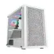 PC Power Dark Flow Mesh Elite Mid Tower ATX Gaming Case White