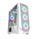PC Power Panzer Mesh Mid Tower ATX Gaming Casing White