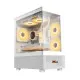 PC Power PG-H30 WH Sea View M-ATX Mid Tower Gaming Casing White