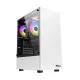 PC Power Snow Man Mid Tower ATX Gaming Casing White