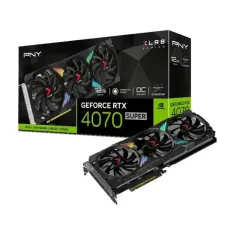 PNY GeForce RTX 4070 SUPER 12GB XLR8 Gaming VERTO EPIC-X RGB Triple Fan GDDR6X Graphics Card