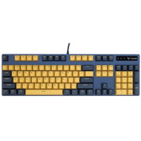 Rapoo V502XPRO Backlit Wired Cyan-Yellow Mechanical Gaming Keyboard