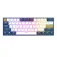Royal Kludge RK61 Plus Tri Mode RGB 61 Keys Hotswappable Mechanical Sky Cyan Switch Gaming Keyboard